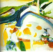 Wassily Kandinsky the cow. oil painting artist